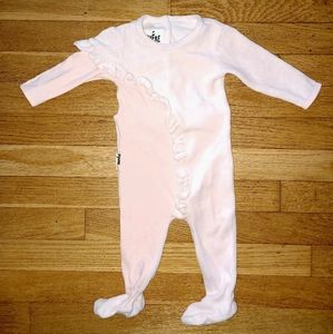 Baby Girl Footie Onesie Sleeper - Maniere Child - 6 months